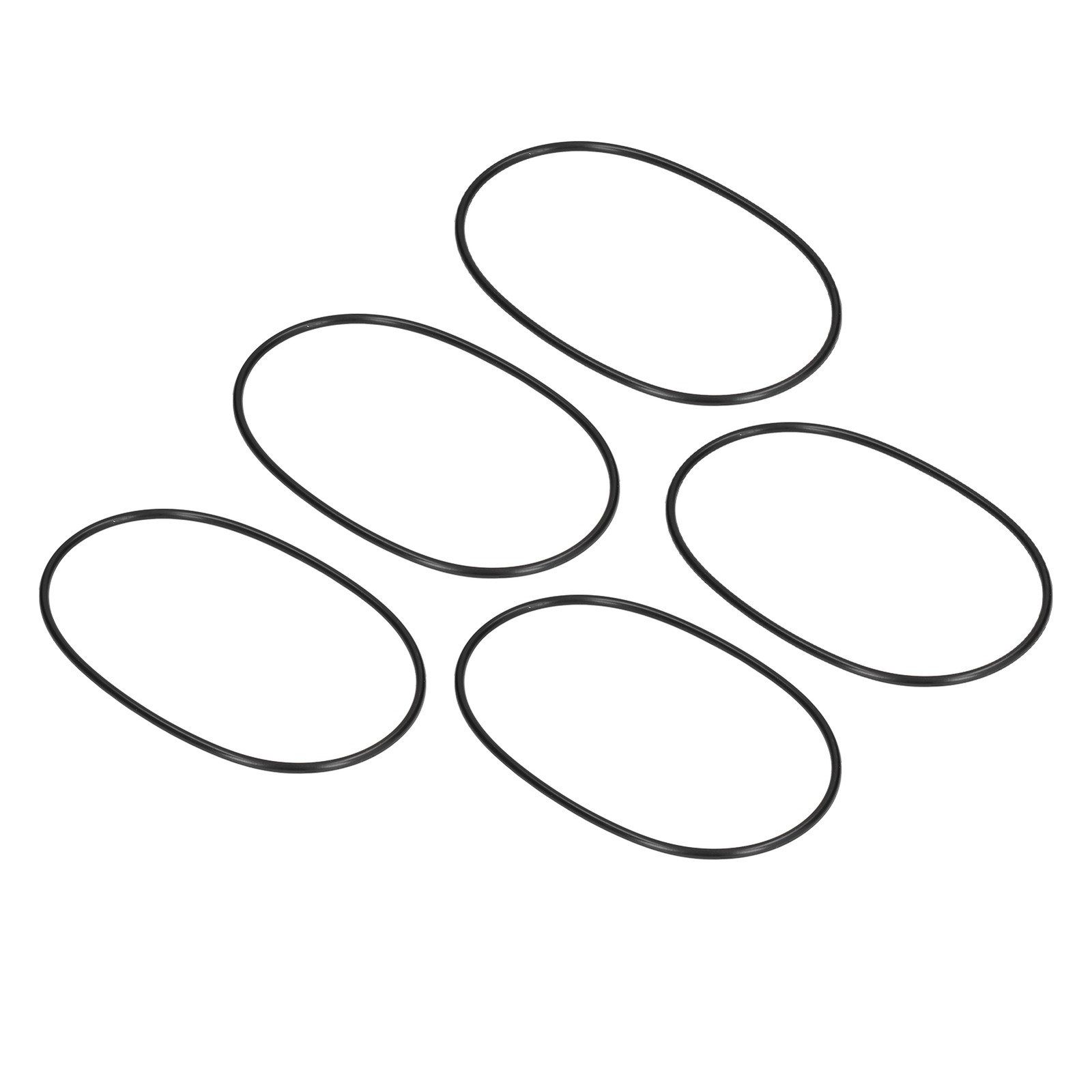 5Pcs Round Rubber Motor Belt Industrial Mechanical Equipment Transmission Parts