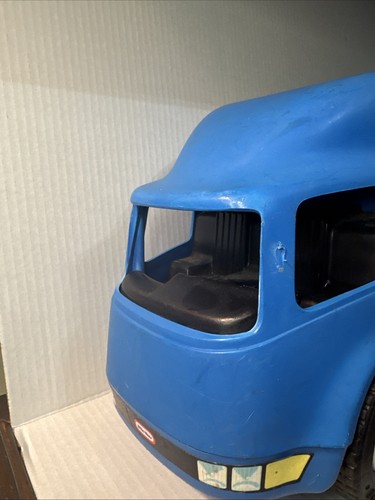 Vintage Little Tikes Semi Truck Big Rig Hauler Ride On Toy Tractor Trailer 90’s - Bild 3 von 23