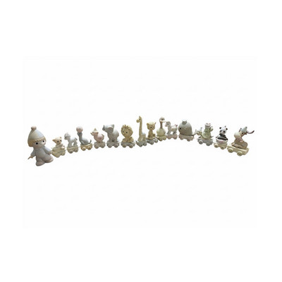 Precious Moments Birthday Train Porcelain Figurines, Boxed