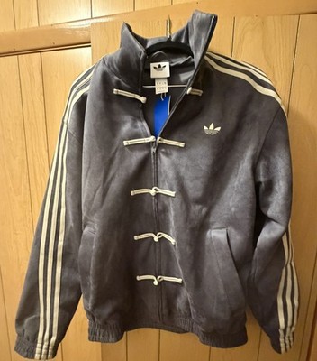 Adidas Originals Chinese New Year Casual Jacket KR0295 Unisex Blue Gray Small