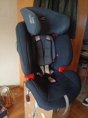 Britax Römer Evolva 1-2-3 SL SICT Grau Dunkel Blau Isofix