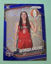 2025 Prizm WNBA GEORGIA AMOORE Rookie Blue Velocity Prizm RC Variation Mystics 