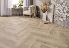 HERRINGBONE LVT.COMMERCIAL 2.5mm 0.55mm. LARGE VINYL FLOORING.GLUE DOWN ”SAMPLE”