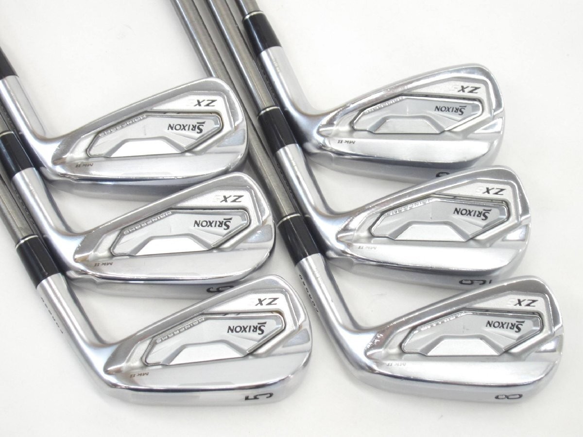 5 / 5 satton⭐︎ Dunlop SRIXON ZX5 MKII SteelFiber i95 CW Flex S 5 9 P 6 Iron Set