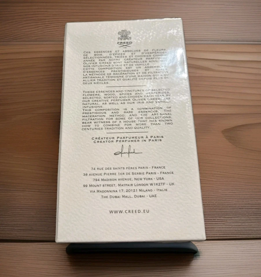 Creed Silver Mountain Agua Eau De Parfum 3.3 OZ 100 ml Perfume Hombre NUEVO CON CAJA  Foto 4 de 4