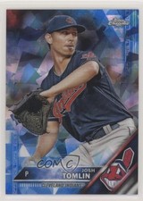 2016 Topps Box Set Chrome Sapphire Edition /250 Josh Tomlin #693 4c9