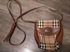 Vintage Burberrys Mini Crossbody/ Shoulder Bag With A Coin Clutch On Back Of...