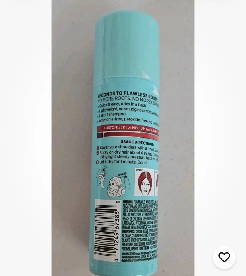 Cubierta de raíz mágica L'oreal Paris rojo vibrante Foto 2 de 2