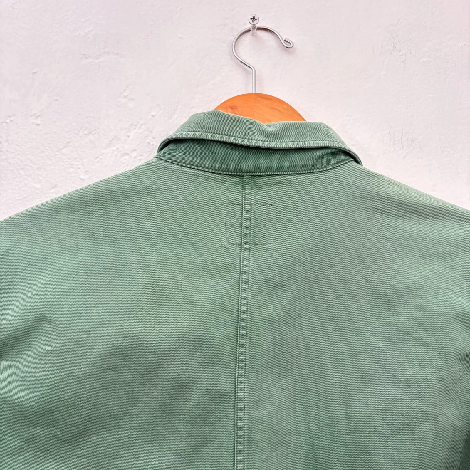 Brooklyn Tailors + Willys Detroit Chore Coat Men Size Medium Green Fits Small image 11