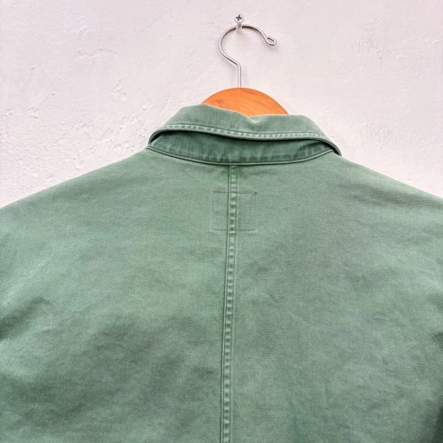 Brooklyn Tailors + Willys Detroit Chore Coat Men Size Medium Green Fits Small image 11