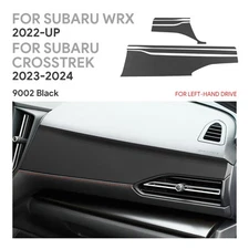 For Subaru WRX 2022-UP Crosstrek 2023-24 Dashboard Panel Cover Trim Suede Black