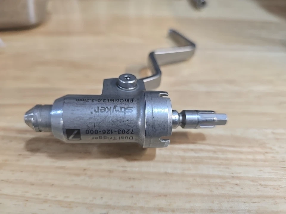 Stryker System 7 7203-126-000 Pin цанговый патрон, двойной спусковой механизм, как показано на рисунке, работает - Изображение 3 из 4