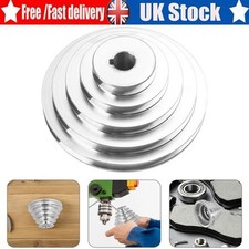 Aluminum Alloy A-Type 5 Step Pulley Wheel 24mm Bore 55-150mm Outer UK