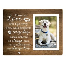 Itsoly Memorial Picture Frame Pet Picture Frame Sympathy Gifts For Loss Of