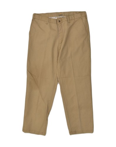 LEE Mens Total Freedom Relaxed Fit Straight Casual Trousers W36 L30 Beige GH08