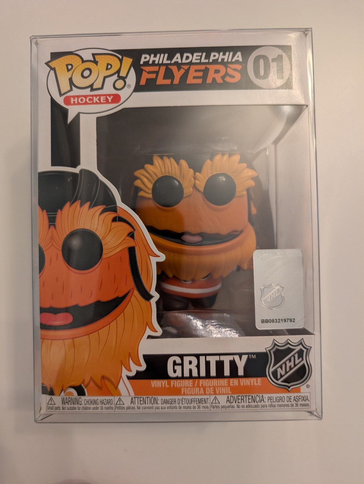 Funko Pop! Vinilo: Mascotas De La Nhl - Philadelphia Flyers - Gritty #1 Con Protector