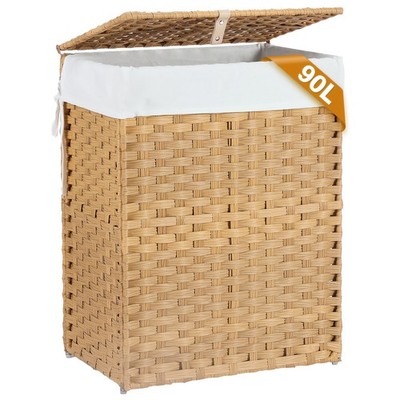Foldable Laundry Hamper Large Capacity Clothes Basket with Lid