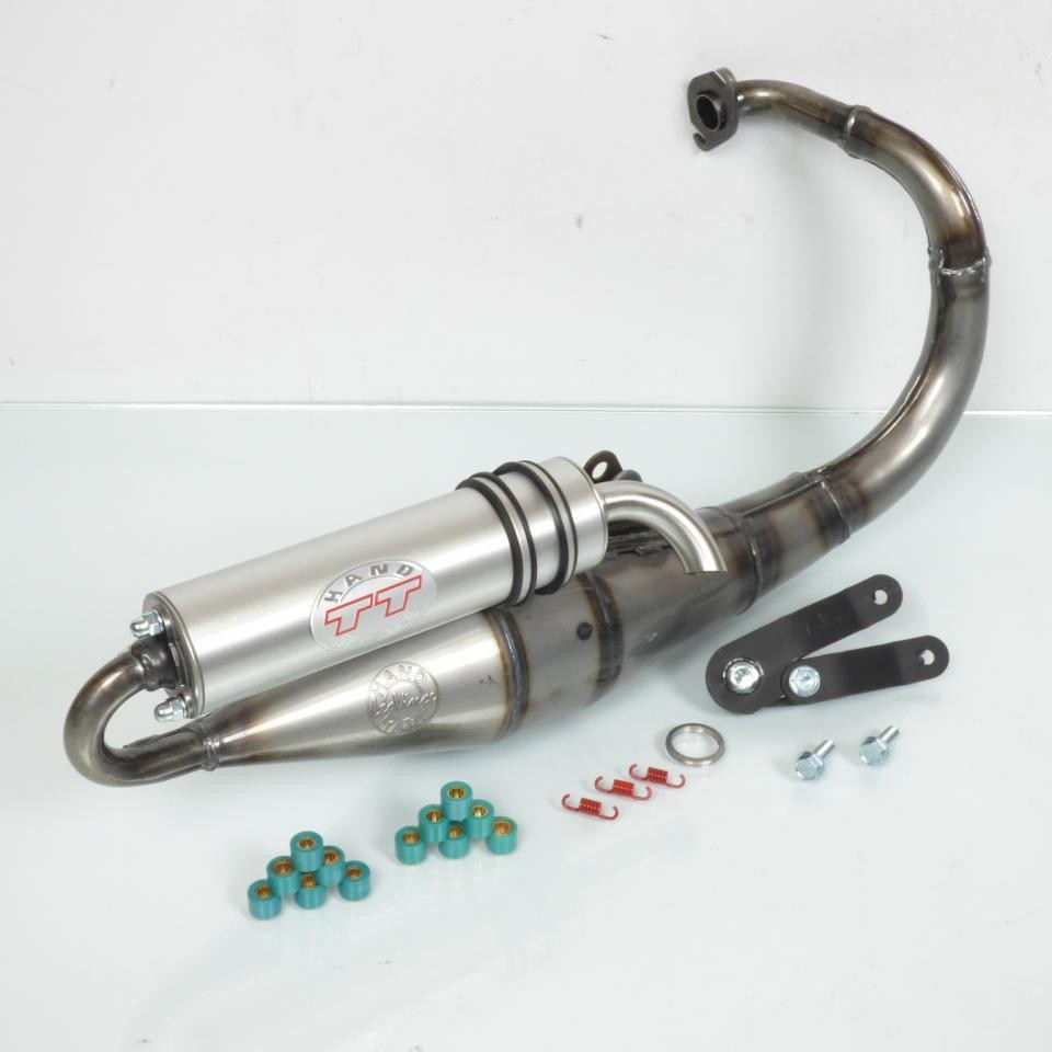 Pot scooter Peugeot Squab 50 Leovince pièce échappement étrier Brembo 1996