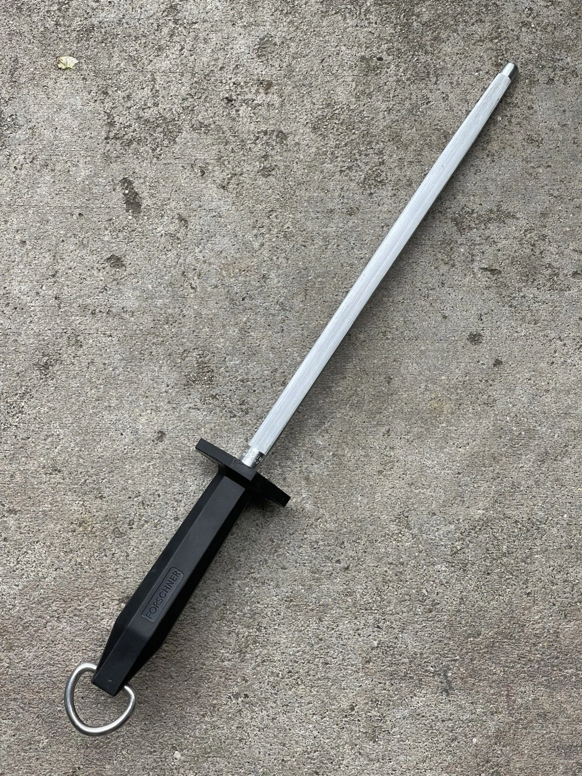 R.H. Forschner England Knife Sharpening Honing Rod Wand Steel 15" total long
Opens in a new window o