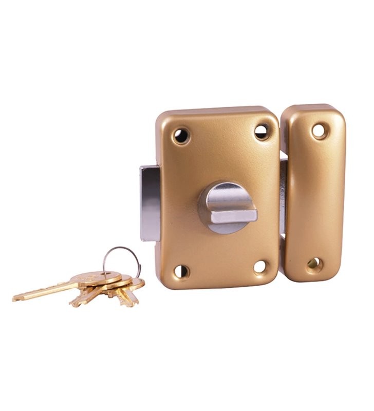 Verrou de sûreté Bricard 45 mm pour sécuriser la porte en bois de votre cave