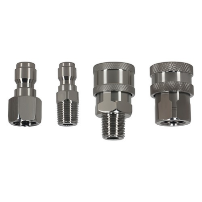 #ad 1 4quot; Quick Connect Pressure Washer Adapter Stainless Steel NPT 2 Set $15.90