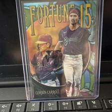 2025 Topps Chrome Update Series Fortune 15 Corbin Carroll #F15-15 Diamondbacks