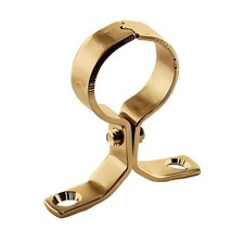 BAG OF 5 - 22mm Brass Pipe Clip Bracket - FREE Next-Day Delivery