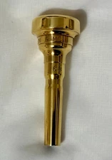 WARBURTON 5MC/6* Cornet mthp GOLD PLATE 27 throat ONE PIECE