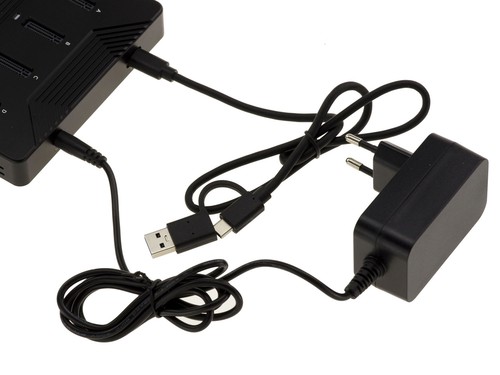 Dock station double protocole pour 4 SSD M2 NVMe ou SATA avec liaison USB3.2 10G - 第 2/4 張圖片