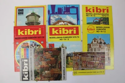 Konvolut Kibri Modellbahn-Zubehör H0 N Kataloge 1966 1970 1973 1976 (498-16 H24) - Bild 1 von 4
