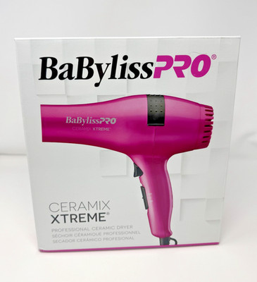 BaByliss PRO Ceramix Xtreme Hair Dryer Ceramic 2000W Hot Pink - NEW + FAST SHIP