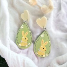 Hop into Spring Style: Adorable Bunny Earrings for Easter Fun NWT Jewelry