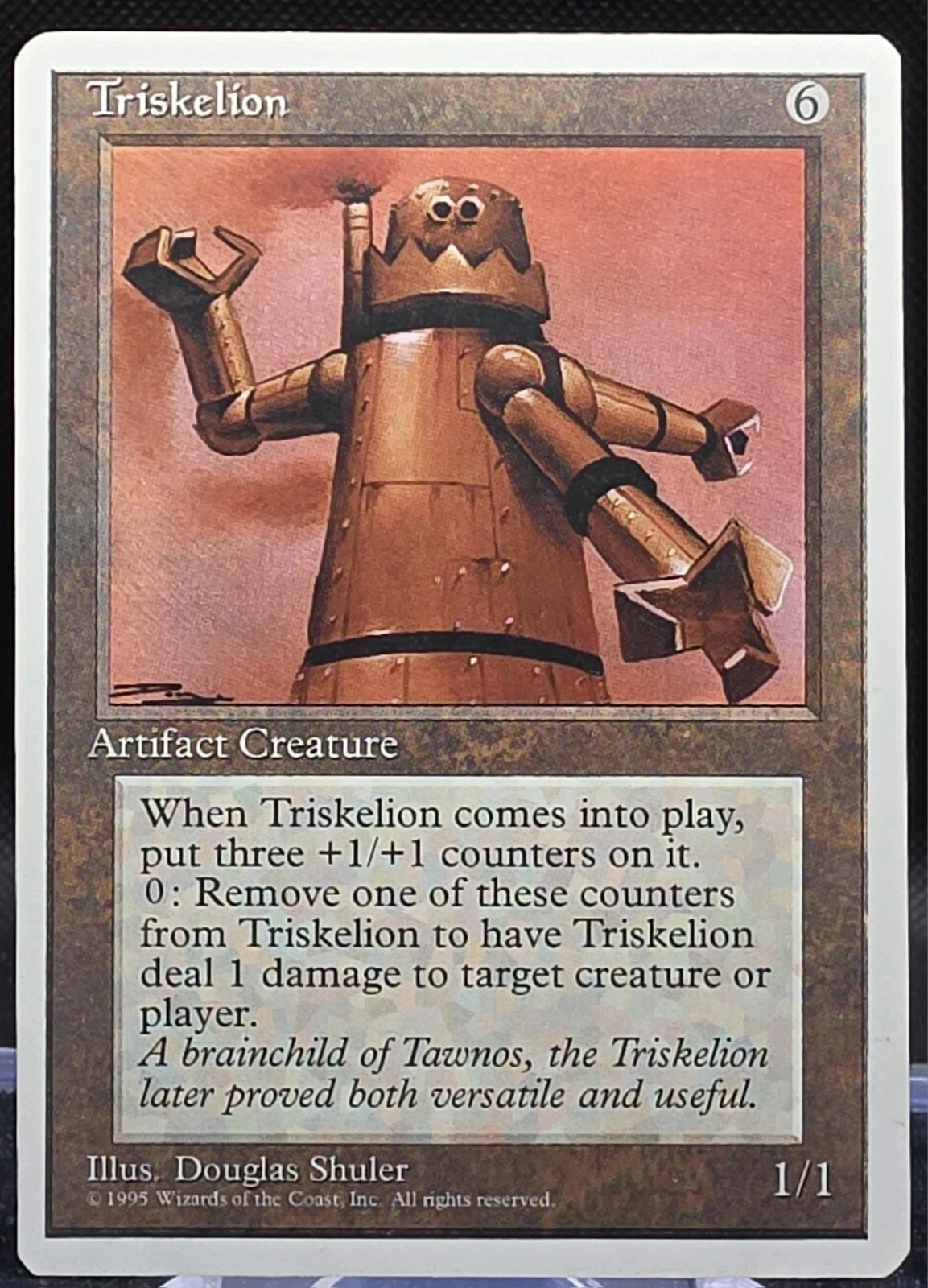 4th Edition   MTG  1  Triskelion   Magic  NM