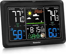 Weather Station Wireless Indoor Outdoor, Indoor Outdoor Thermometer Wireless, 7.