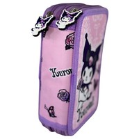 Hello Kitty Kuromi Lila Dreifach-FedermäPpchen Manenti