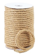 Radix Rope Natural Jute Twine, 8MM x 100FT Jute Rope Roll, Heavy Duty Thick T...