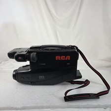 RCA CC437 VHS Camcorder ColorView 24x Zoom 1996 w/ Case, Battery  Cable Parts