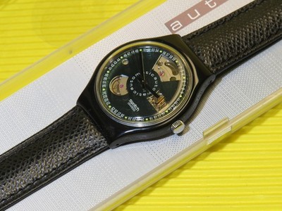 AUTOMATIC Swatch BLACK MOTION - SAB100 - NEU & OVP