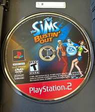EA Games The Sims Bustin' Out Sony PlayStation 2 PS2 NTSC-U/C