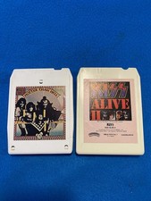 KISS Alive 2 And Hotter Than Hell Vintage 8-Track Tapes