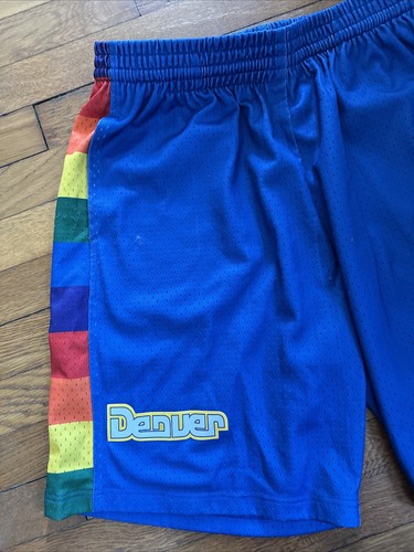 Mitchell & Ness Men's NBA Swingman Shorts Denver Nuggets 91-92 Large - Picture 2 of 15