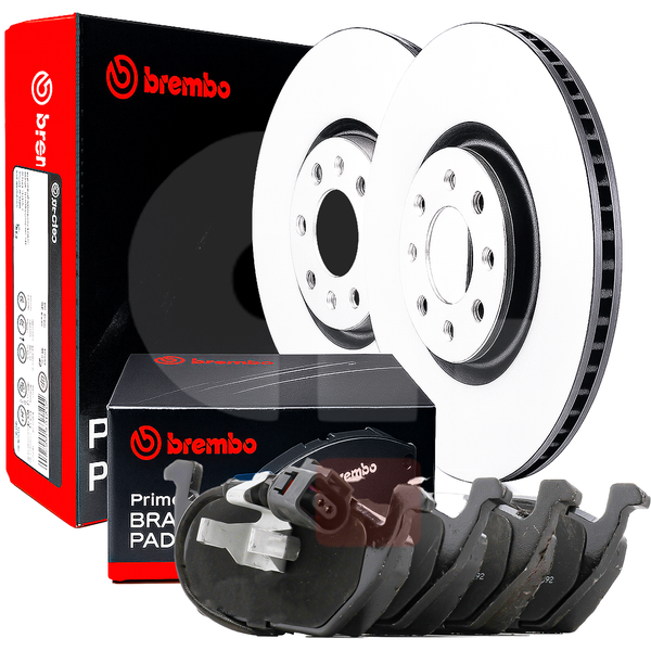 Scheiben Und BremsbeläGe Vorne Brembo Skoda Octavia II FSI TSI TDI Ab 2004-image