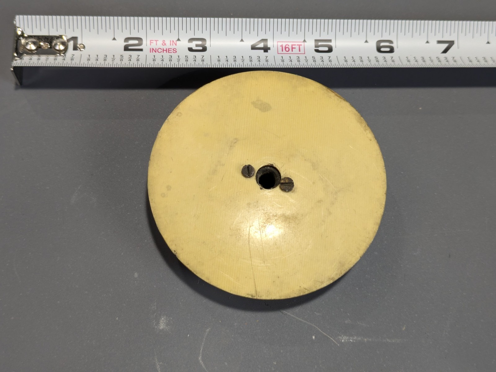 Antique DeForest Radio Tel & Tel Co Tuning Dial/Knob - New York Early Wireless