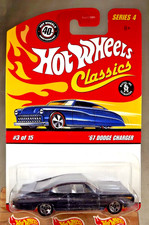 2007 Hot Wheels Classics Series 4 3/15 '67 DODGE CHARGER Spectraflame Blue w/5Sp