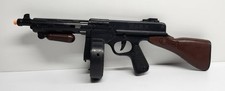 Vintage Marx Toy Tommy Gun 19 Long Black Brown Thompson Machine Gun Toy