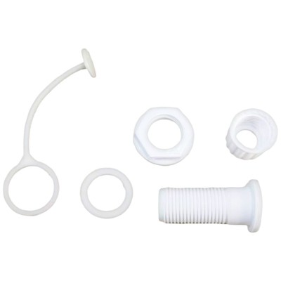 Plastic Threaded Drain Plug Assembly Coolers Replacement Parts Easy to Install