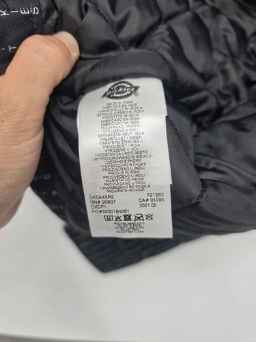 END X Dickies Men's Insulated Lined Black Pinstriped Eisenhower Jacket M Collab image 8