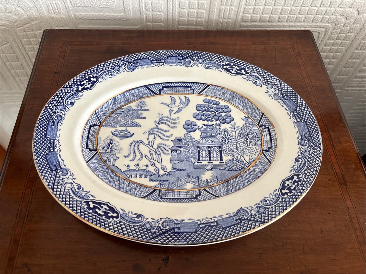 Plate Willow Pattern Platter Willow Pattern Platter By Godwin