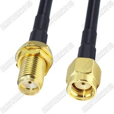 RP-SMA Male Female Pin to SMA Female Connector Lot RF Pigtail Coax Cable RG58