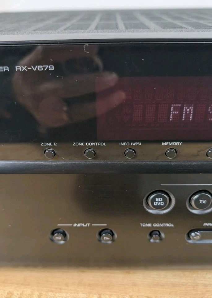 Yamaha RX-V679 7.2 Channel 4K Ultra HD AV Bluetooth Home Theater Stereo Receiver - Image 3 of 4